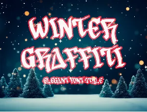 Winter Graffiti Demo font