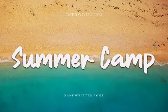 Summer Camp Script font