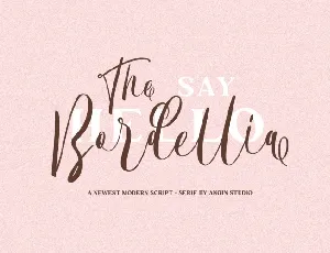 The Bordellia Duo font