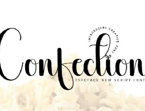 Confection Script font