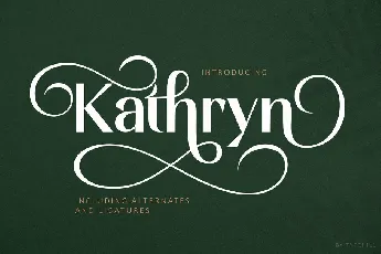 Kathryn font