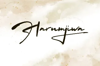 Harumjiwa Demo font