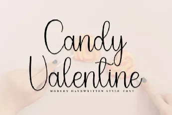 Candy Valentine Script font