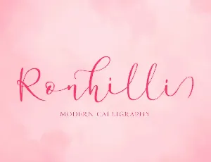 Ronhilli font