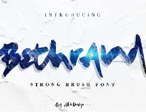 Bethrand font