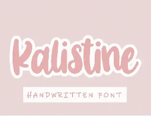 Kalistine font