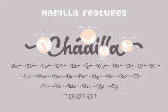 Nadilla font