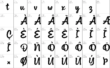 Nadilla font