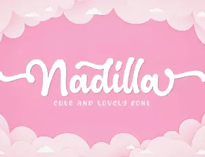 Nadilla font