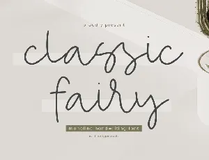 Classic Fairy font