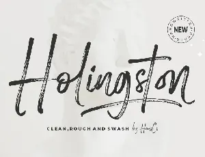 Holingston font