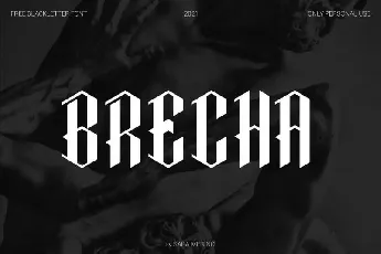 Brecha Blackletter Display font