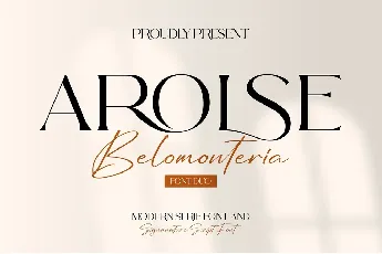 Arolse Belmonteria Duo font