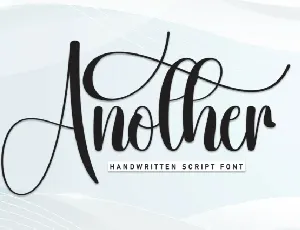 Another Script font