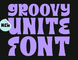 Groovy Unite font