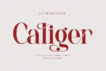 Caliger font