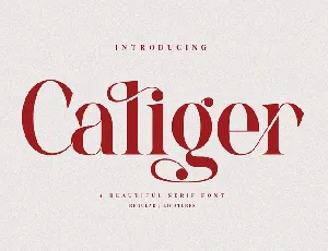 Caliger font