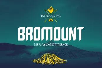 Bromount Typeface Free font