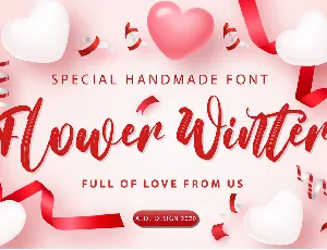 Flower Winter font