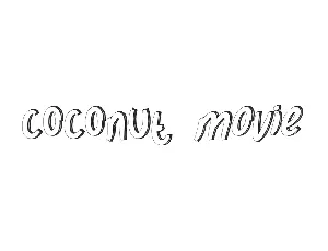 Coconut Movie Demo font