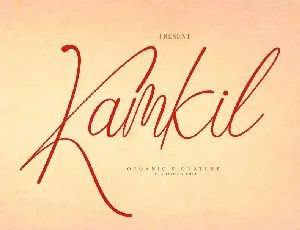 Kamkil font