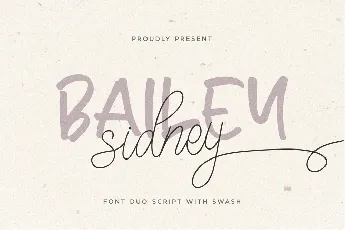 Bailey Sidney font