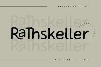 Rathskeller font