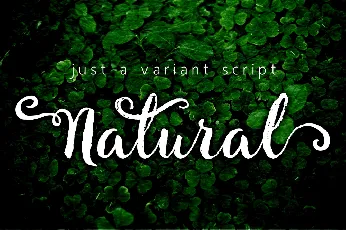 Natural font