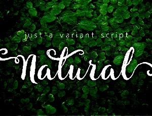 Natural font