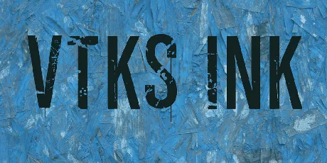 vtks ink font