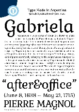 Gabriela font