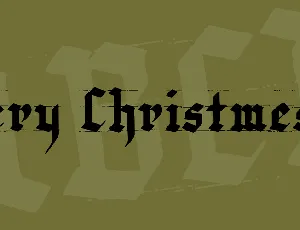 Very Christmess font