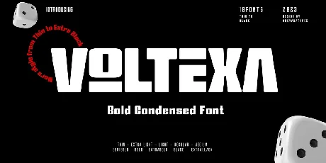 Voltexa font