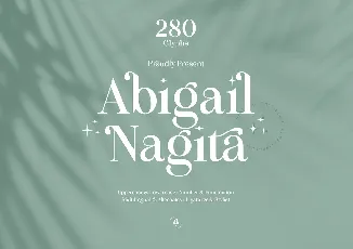 Abigail Nagita font