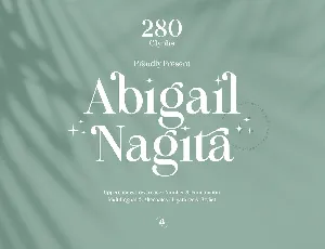 Abigail Nagita font