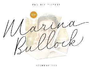 Marina Bullock font