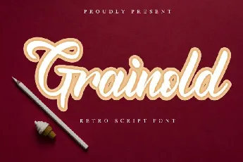 Grainold Calligraphy font