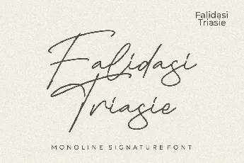 Falidasi Triasie font