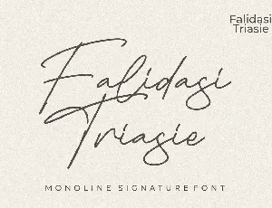 Falidasi Triasie font