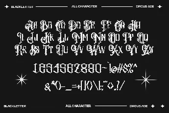 Circus Ace font