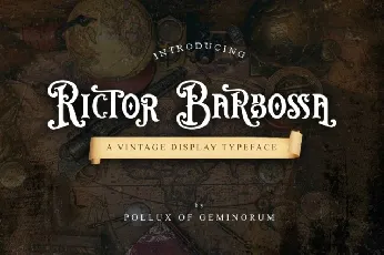 Rictor Barbossa font