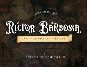 Rictor Barbossa font