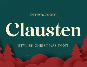 Clausten font