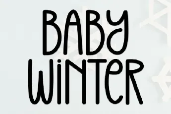 Baby Winter Display font