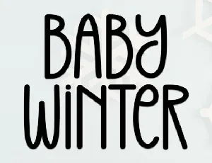 Baby Winter Display font