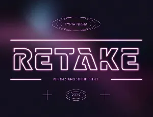 Retake font