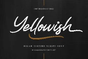 Yellowish font