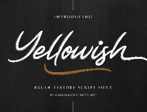 Yellowish font