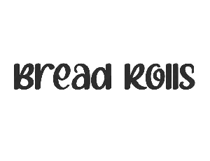 Bread Rolls Demo font