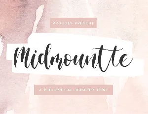 Midmountte font